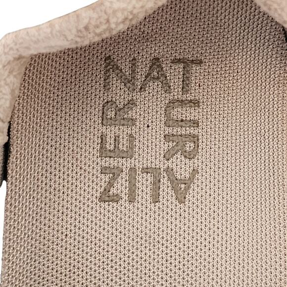 Naturalizer Sneakers sz 7.5M Women Finny Walking‎ Shoes Black White Zipper Wedge - Picture 10 of 12